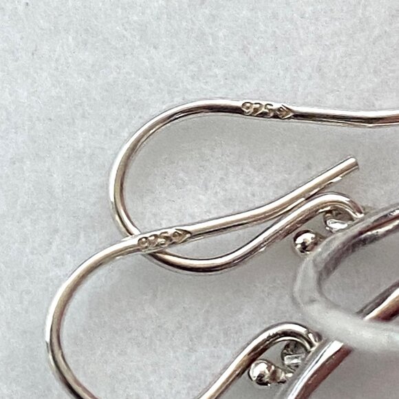 Silpada Sterling Silver 925 "Nod To Mod" Chandelier Hammered Dangle Earrings - Picture 13 of 16